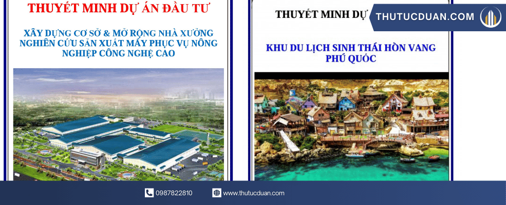 mẫu lập dự án đầu tư